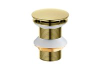 Товар: AQ6003PG сливной набор для раковины Push-open без перелива, полир. золото - фото 6 AQ6003PG сливной набор для раковины Push-open без перелива, полир. золото — фото 6, Донные клапаны