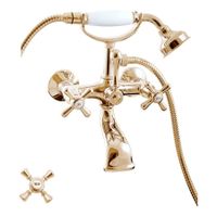 Смеситель Morava retro для ванной с душевым комплектом, арт-MK359.5/2Z — фото 1, Смеситель для ванны