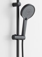 Держатель лейки на штангу 24мм черный матовый BOND арт-BSH2488 — фото 3, Держатели для душа