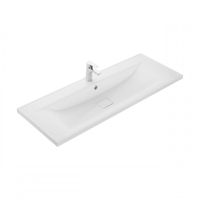 Раковина АЙРИС М 120, белая 1A73283KAG010 — фото 1, Раковины встраиваемые сверху