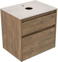 Тумба с раковиной Aquanet Nova Lite 2.0 60 2 ящ. цв. дуб рустикальный 00348189 — фото 6, Тумбы с раковиной