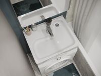 КЛИО Умывальник 51,5/63 см. над стир.машиной, хр.кольцо, САНТЕК арт-1WH501769 — фото 8, Раковины подвесные