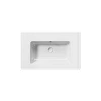 раковина подвесная/встраиваемая PURA 80x50 белый арт-8843111 — фото 1, Раковины подвесные