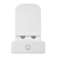 Унитаз-компакт Azario Terra 610х365х835 напольный, безободковый, система смыва "Скрытое торнадо", в комплекте с быстросъемным сиденьем микролифт арт-AZ-6003-A — фото 5, Напольные унитазы