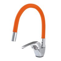 Смеситель для кухни Сантаком stOMEGA 3398-6, оранжевый — фото 1, Смесители для кухни