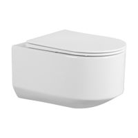 Унитаз ABBER Bequem AC1130 подвесной белый, безободковый, смыв торнадо — фото 1, Подвесные унитазы