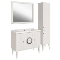 Комплект мебели Федерика 100 "Тирамису Софт" по раковину Гармония 100 111211 — фото 1, Комплекты мебели для ванной