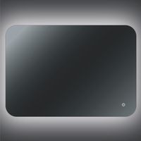 Зеркало с LED-подсветкой MILAN (70*100) /AQUA DE MARCO MIL70/100 — фото 10, Зеркала в ванную комнату