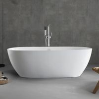 Акриловая ванна ABBER AB9263-1.6 белая — фото 1, Акриловые ванны