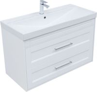 Товар: Тумба с раковиной Aquanet Бостон new 100 (Flat) цв.белый сатин 00345363 - фото 1 Тумба с раковиной Aquanet Бостон new 100 (Flat) цв.белый сатин 00345363 — фото 1, Тумбы с раковиной