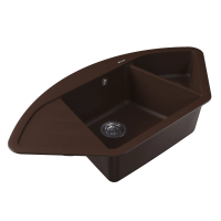 Мойка "Веста", брауни арт-20.285.E1005.206 — фото 1, Кухонные мойки