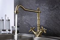 Vintage Смеситель для кухни, пов.излив 252мм, р/ДВ, бронза, LM, арт-LM2805B — фото 1, Смесители для кухни