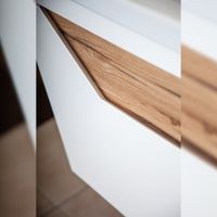 Комплект мебели для ванной Бриклаер БРАЙТОН 80, белый/дуб — фото 6, Комплекты мебели для ванной