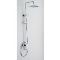 Душевая система Сантаком stOmega 7706, хром — фото 1, Душевые стойки