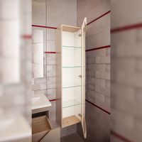 Комплект мебели для ванной Бриклаер БРАЙТОН 80B, бежевый — фото 11, Комплекты мебели для ванной