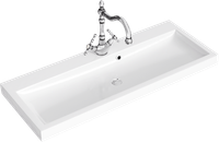 Зеркало в раме 100х80см. Может устанавливаться вертикально или горизонтально. арт-Emp.02.10/W — фото 1, Зеркала в ванную комнату