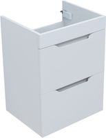 Тумба под раковину Aquanet Практика 50 белый глянец 00347914 — фото 11, Тумбы под раковину