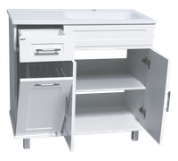 Тумба под раковину арт-П-Куп01090-012БкП — фото 1, Тумбы под раковину