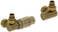 Терморегулятор Терморегулятор автоматический 3D Сунержа левый (G 1/2" НР х G 3/4" НГ) Состаренная бронза 05-1421-0001 — фото 3, Комплектующие для полотенцесушителей