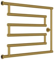 Полотенцесушитель водяной Сунержа High-Tech+ model "L" 500х650 Матовое золото арт-032-4052-5065 — фото 4, Водяные полотенцесушители