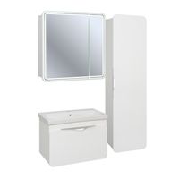 Шкаф-пенал подвесной SKANDI 40 /белый/правый/ AQUA DE MARCO 3040WCSCA — фото 6, Шкафы для ванной