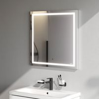 M91AMOX0701WG Универсальное зеркало настенное с контурной LED-подсветкой, 70 см — фото 1, Зеркала в ванную комнату