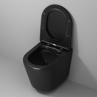 Товар: Унитаз подвесной Grossman Fly (520х360х350) безободковый,черный матовый с тонкой крышкой,микролифт,1 место арт-GR-4478BMS - фото 3 Унитаз подвесной Grossman Fly (520х360х350) безободковый,черный матовый с тонкой крышкой,микролифт,1 место арт-GR-4478BMS — фото 3, Подвесные унитазы