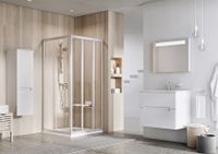 Неподвижная стенка Ravak Supernova APSS-80 белая+Пеаpл арт-9404010211 — фото 1, Боковые стенки