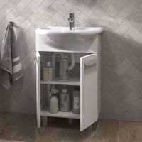 Тумба под раковину VIGO Hoska 55 напольная белый (229) — фото 3, Тумбы под раковину