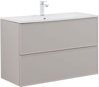 Тумба с раковиной Aquanet Арт 100 цв.бежевый арт-00345814 — фото 2, Тумбы с раковиной