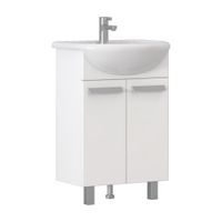 Тумба под раковину VIGO Hoska 55 напольная белый (229) — фото 1, Тумбы под раковину