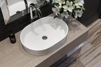 Раковина ARIEL Nano Concrete 55 Х 40 2.02.011.44.4 — фото 1, Раковины накладные