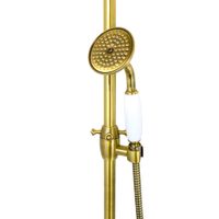 RICAMBI Ручной душ латунь, бел./бронза (ERMITAGE, DALLAS, OXFORD, REVIVAL, PRINCETON, PRINCETON+, A 32168 — фото 4, Лейки для душа