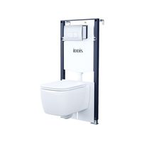 Товар: Комплект 3в1: подвесной унитаз, инсталляция и клавиша смыва, IDDIS, арт-BASBR01i73 - фото 2 Комплект 3в1: подвесной унитаз, инсталляция и клавиша смыва, IDDIS, арт-BASBR01i73 — фото 2, Комплекты унитаз + инсталляция