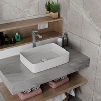 Раковина чаша D&K Berlin DT1430216, белый — фото 1, Раковины накладные