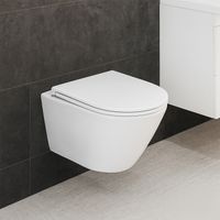 Унитаз подвесной Azario VELA 360х480х360 безободковый, система смыва "Торнадо", с быстросъемным сиденьем микролифт арт-AZ-2480 — фото 11, Подвесные унитазы