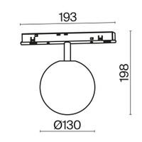 Трековый светильник Technical арт-TR038-4-5WTW-DD-B — фото 2, Трековые светильники