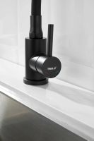 Смеситель для кухни с гибким изливом BELZ , черный арт-B73810-7 — фото 9, Смесители для кухни