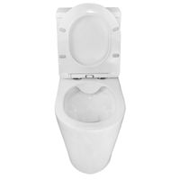 Унитаз-компакт Azario Flin 365х590х790 напольный, безободковый с быстросъемным сиденьем микролифт арт-AZ-1363C — фото 4, Напольные унитазы