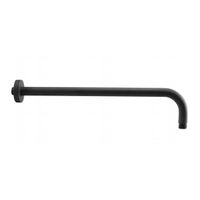 держатель верхнего душа MELODIA настенный черный MKP20511BLbk — фото 1, Держатели для душа