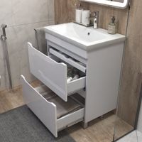 Тумба под раковину VIGO Grani 70 напольная белый (202) — фото 3, Тумбы под раковину