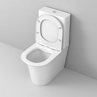 Унитаз Galaxy (610х365х830) напольныйбезободковый с тонкой крышкой, 2 места арт-GR-4469S — фото 3, Напольные унитазы