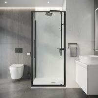 Товар: Душевое ограждение Niagara Nova (100х100х195) квадрат,распашная,графит,стекло прозрачное,2 места арт-NG-35-10AGR-A100GR-34 - фото 2 Душевое ограждение Niagara Nova (100х100х195) квадрат,распашная,графит,стекло прозрачное,2 места арт-NG-35-10AGR-A100GR-34 — фото 2, Квадратные душевые уголки