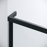 Душевое ограждение Grossman Pragma 100.K33.03.120.21.00-200.K33.03.100.21.00 (120х100х195) распашная,черный матовый,стекло прозрачное,2 места арт-120.K33.03.1210.21.00 — фото 9, Прямоугольные душевые уголки