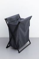 Корзина для белья Allen Brau Priority черный/серый 00312049 — фото 7, Корзины для белья