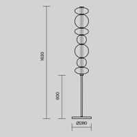 Товар: Напольный светильник (торшер) Maytoni MOD307FL-L40B3K - фото 11 Напольный светильник (торшер) Maytoni MOD307FL-L40B3K — фото 11, Торшеры