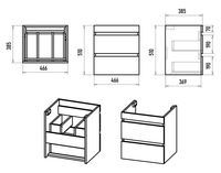 Тумба под раковину арт-Э-Ени01050-012По2Я — фото 4, Тумбы под раковину