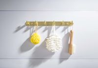 ЕВРОПА планка с 6 крючками, шлиф. золото арт-AQ4124BG — фото 3, Крючки для полотенец