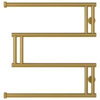 Полотенцесушитель водяной Сунержа High-Tech+ model "M" 600х600 Матовое золото арт-032-4050-6060 — фото 1, Водяные полотенцесушители