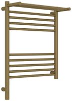 Полотенцесушитель электрический Сунержа Богема 3.1 с полкой 600х500 МЭМ левый Матовое золото арт-032-6006-6050 — фото 4, Электрические полотенцесушители